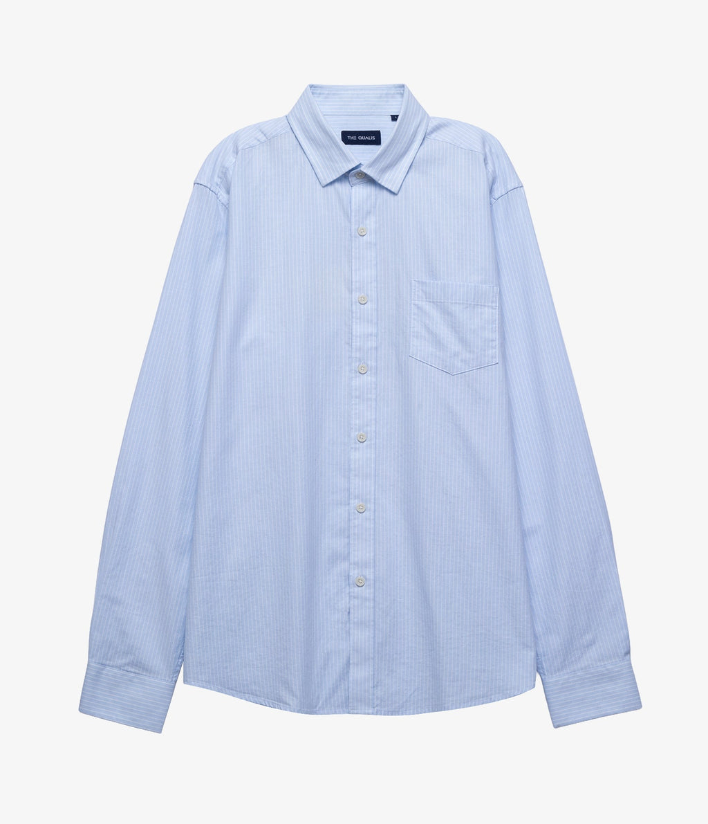 Camisa Hombre Oxford Regent M/Larga Rayas Azul