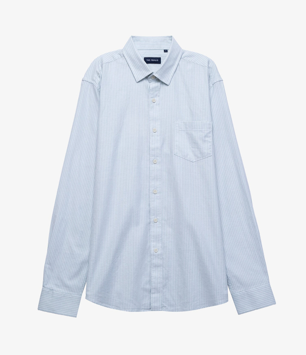 Camisa Hombre Oxford Regent M/Larga Rayas Verde