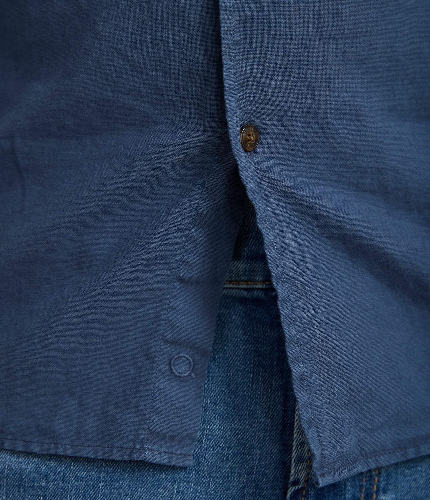 Camisa Hombre Silven M/Larga Azul