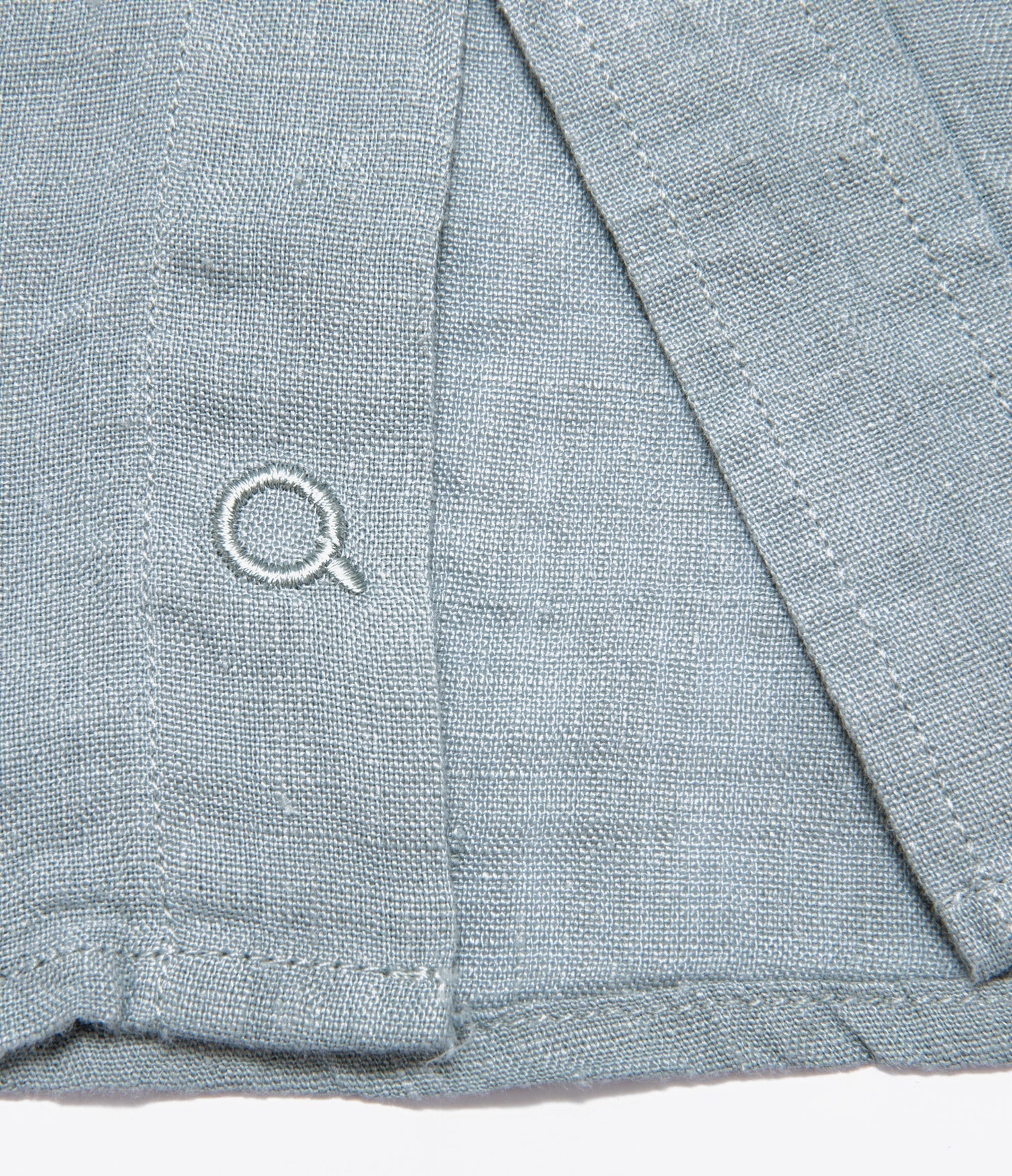 Camisa Hombre Lino Saonna M/Larga Verde Agua