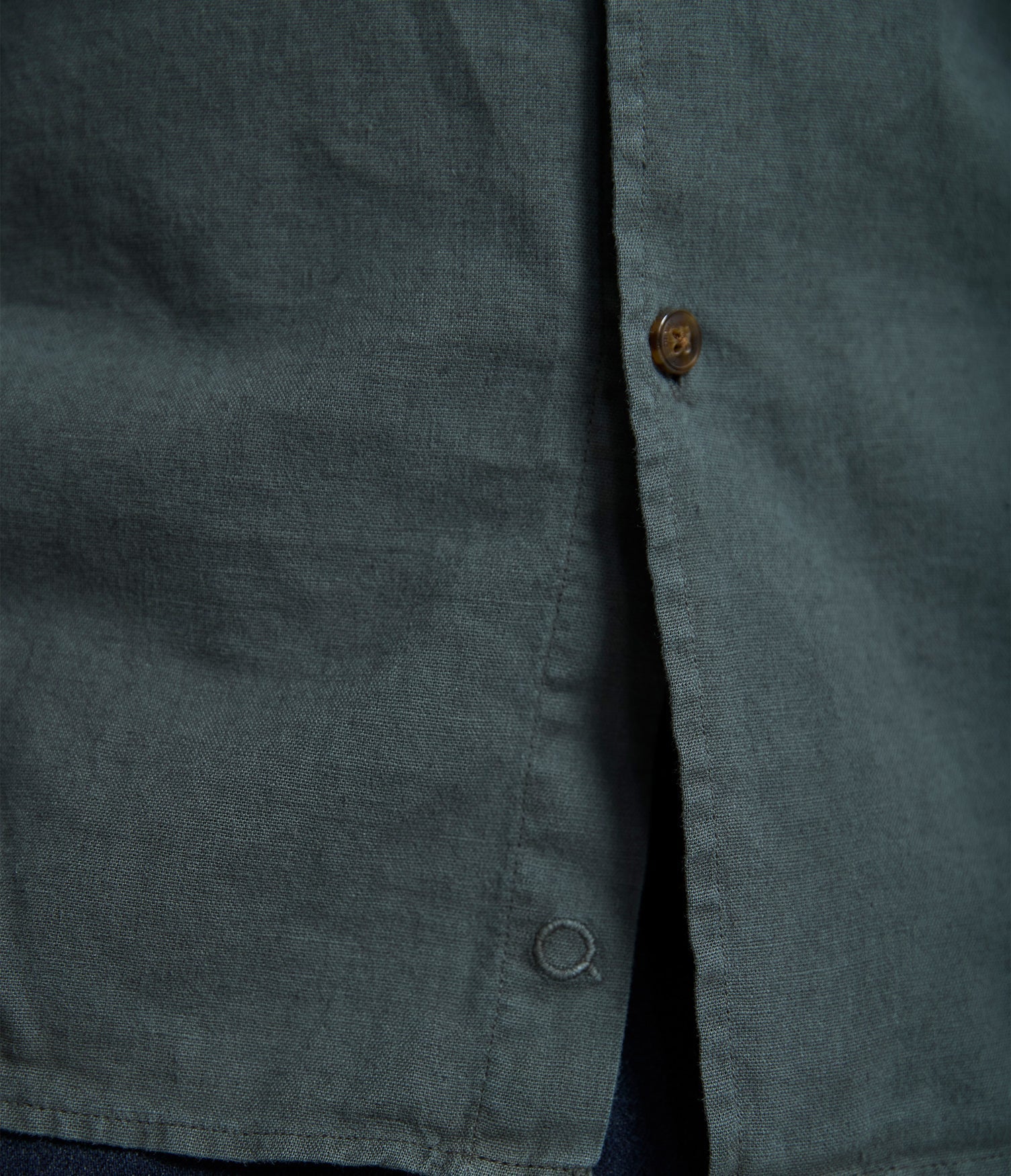 Camisa Hombre Silven M/Larga Verde Oscuro