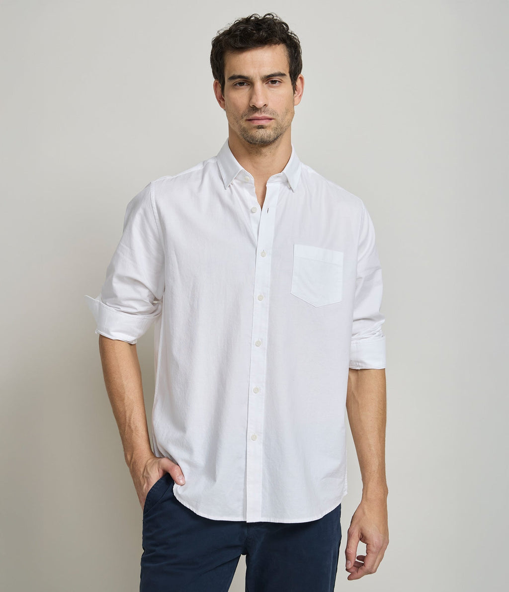 Camisa Hombre Oxford Regent M/Larga Blanco