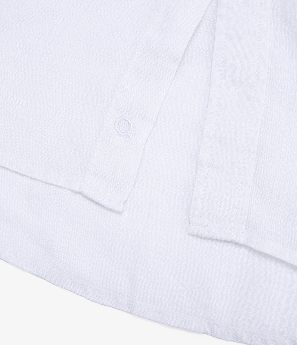 Camisa Hombre Lino Soria Blanco