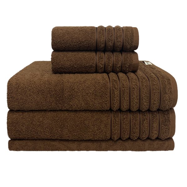 Jogo con 10 Toallas de Baño Lourdes + 10 Toallas de Rostro Lourdes de Regalo - Black Friday